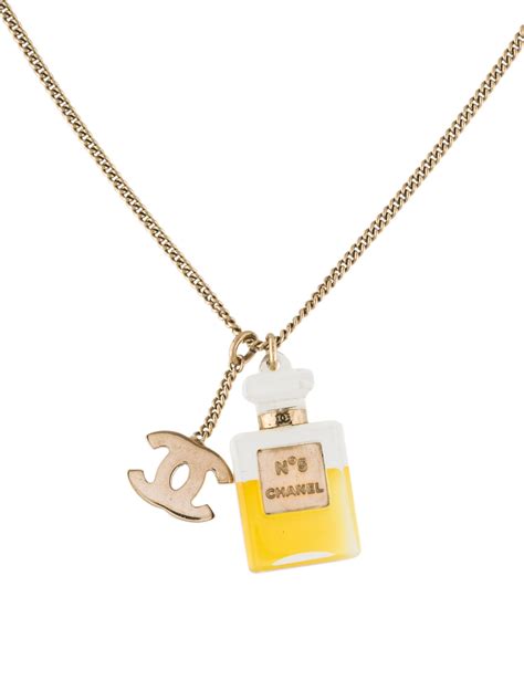 chanel perfume chain necklace|crystal perfume bottle necklace wholesale.